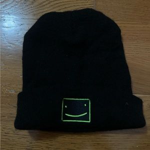 DREAMWASTAKEN BEANIE BLACK + GREEN